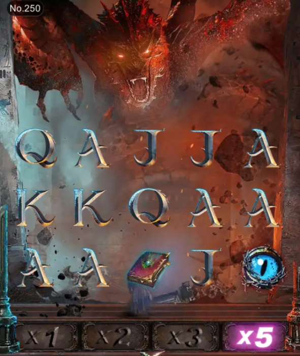 圖示連線賠率 魔龍傳奇 3A娛樂城 GR電子 X1 X2 X3 X4 X5