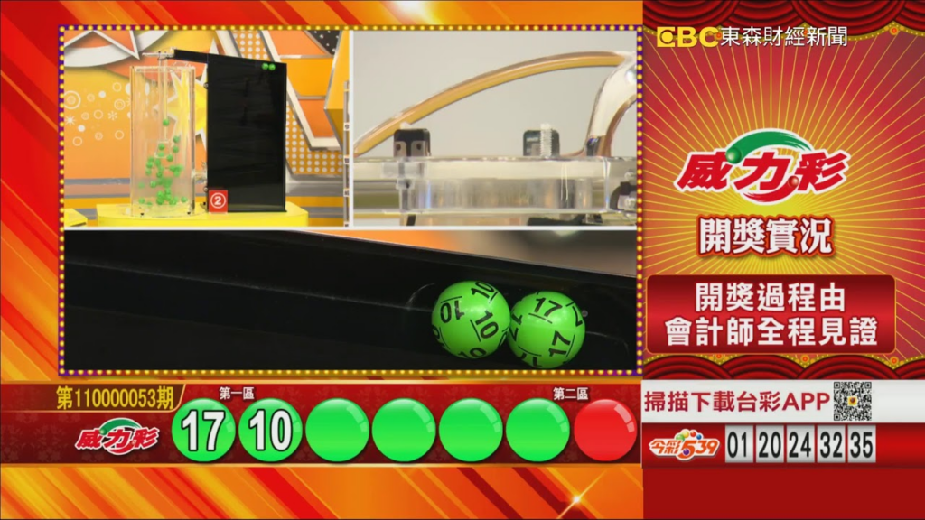 威力彩 開獎實況