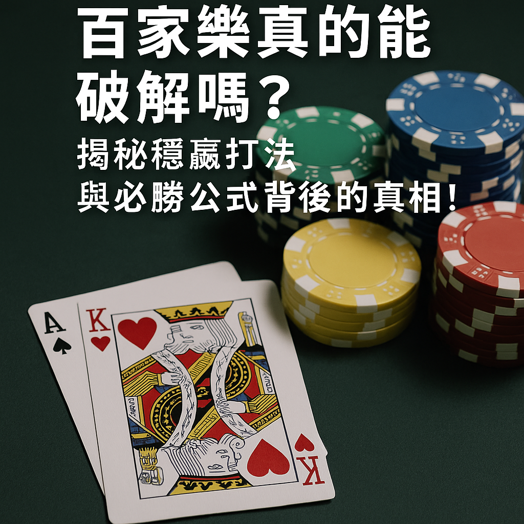 百家樂 破解程式 揭密穩贏打法 必勝公式 tu娛樂城、百家樂